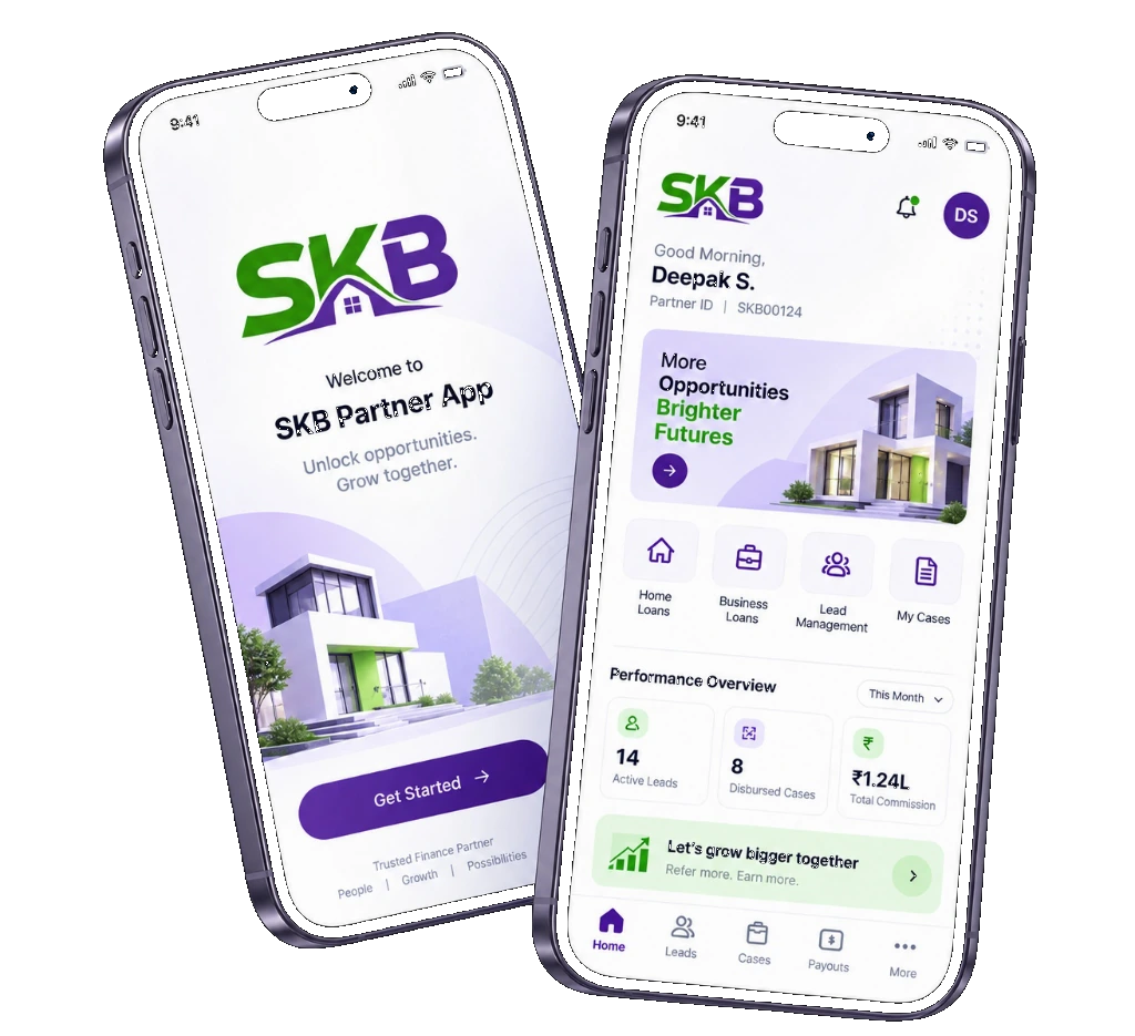 SKB Partner App Mobile Interface
